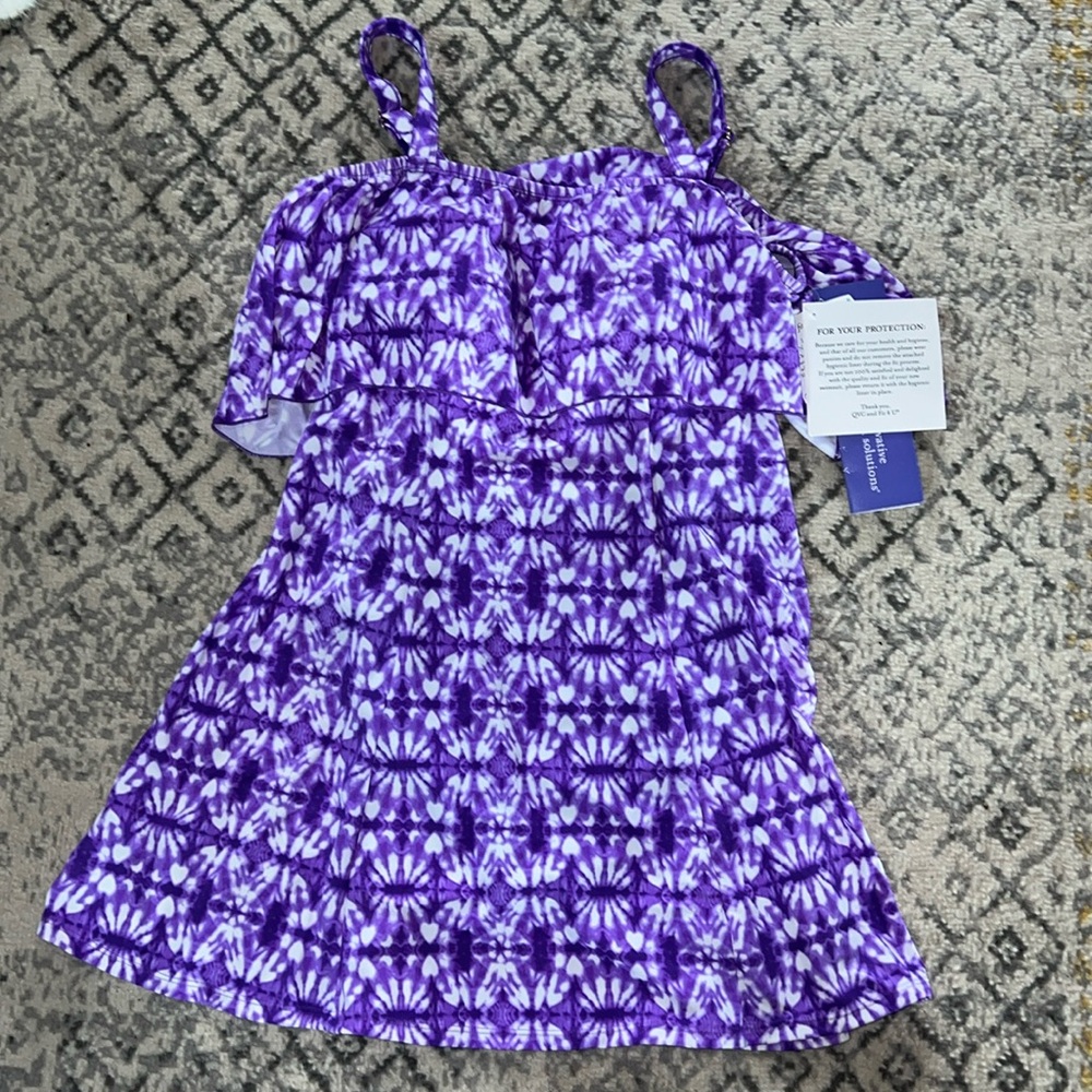 Size 6 fit 4u One Piece Swim Suit